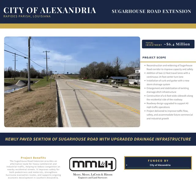 Project sheet: City of Alexandria Sugarhouse Road Extension