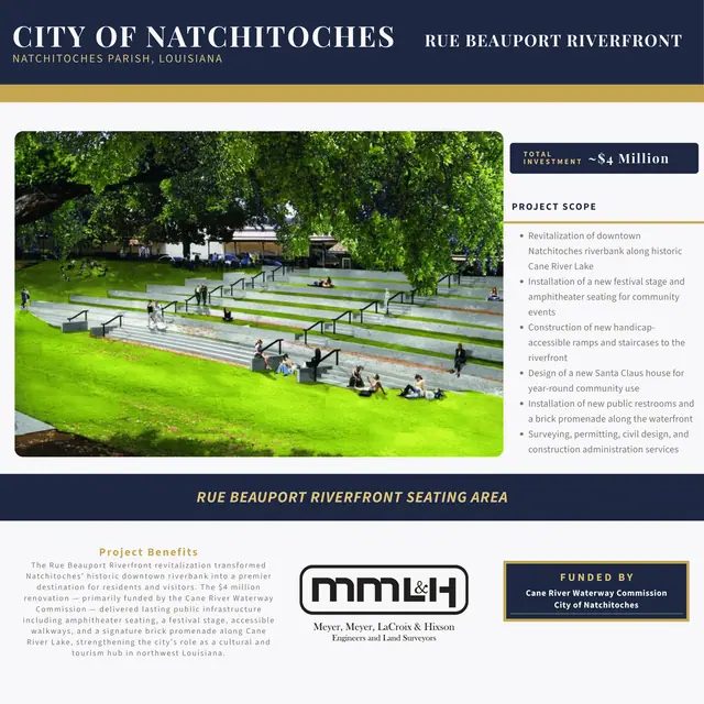 Project sheet: City of Natchitoches Rue Beauport Riverfront